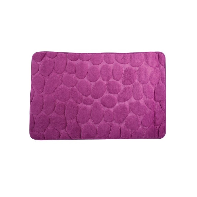 spirella Tapis de bain Microfibre PEBBLE 50x80cm Violet MSV