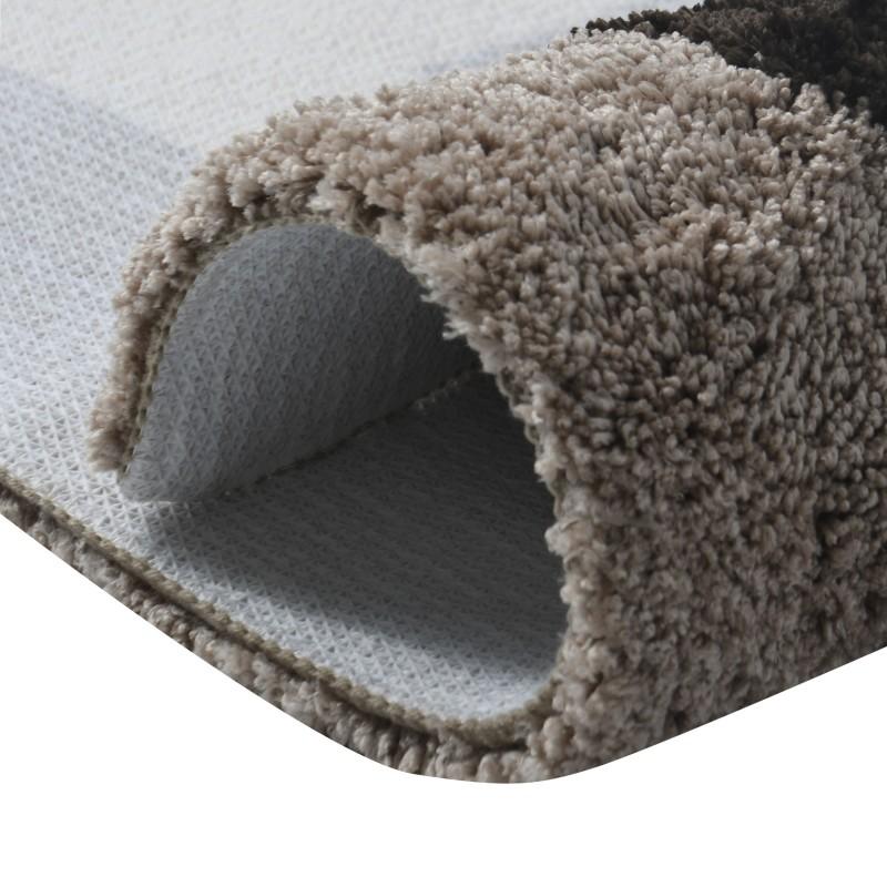 Spirella Tapis De Bain Polyester ANELA 60x90cm Marron Spirella