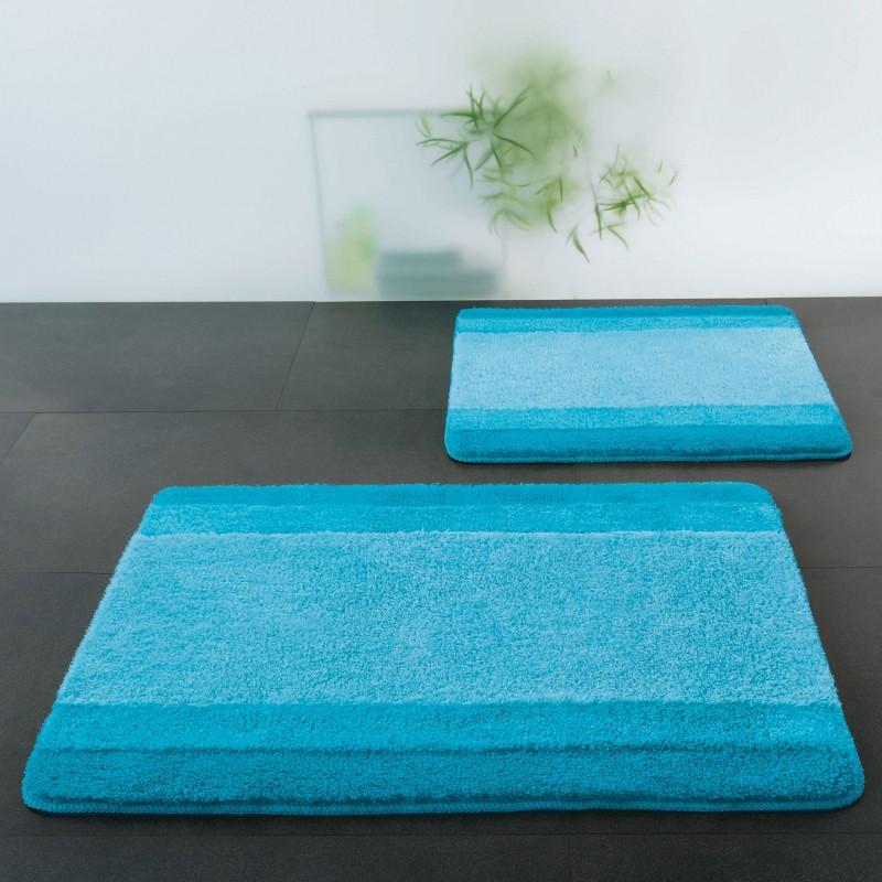 Spirella Tapis De Bain Polyester BALANCE 55x65cm Bleu Turquoise Spirella