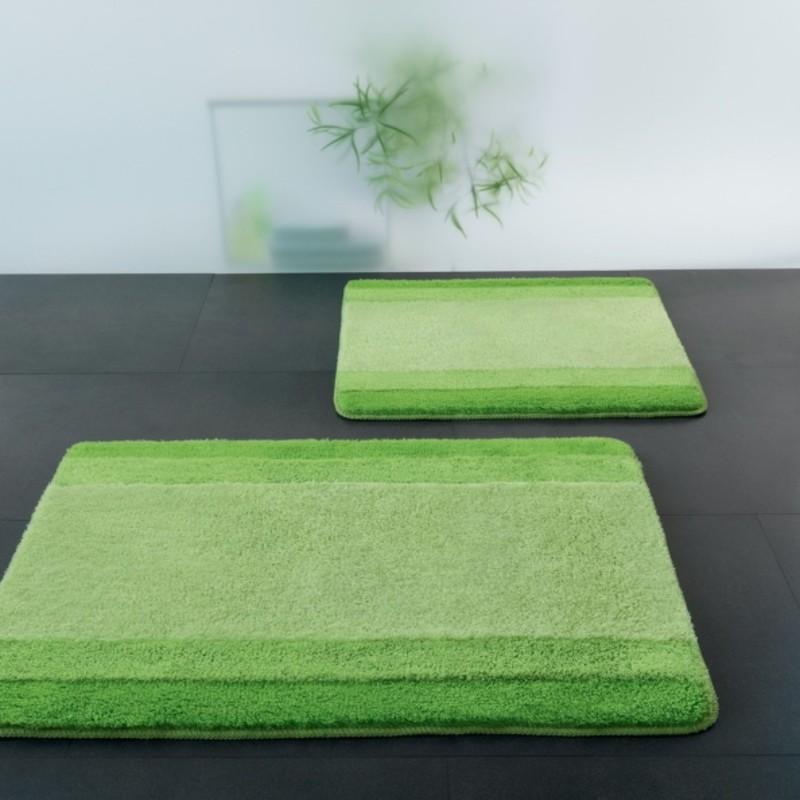 Spirella Tapis De Bain Polyester BALANCE 70x120cm Vert Kiwi Spirella