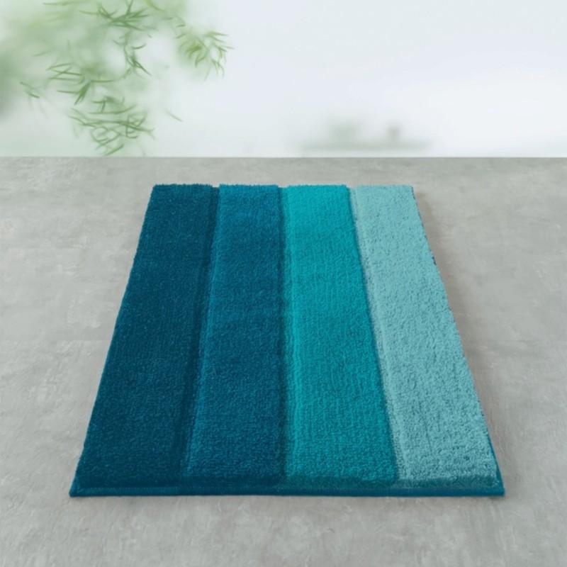 Spirella Tapis De Bain Polyester FOUR 55x65cm Bleu Pétrole Spirella