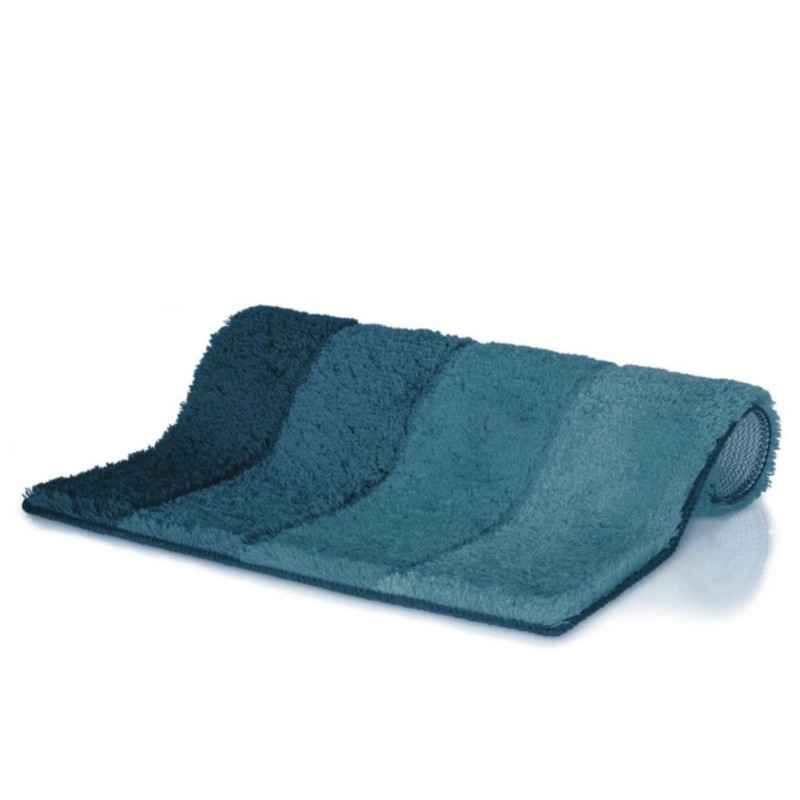spirella Tapis de bain Polyester FOUR 55x65cm Bleu Pétrole Spirella