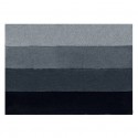 Spirella Tapis De Bain Polyester FOUR 55x65cm Gris Noir Spirella