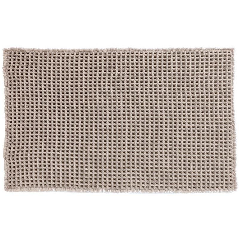 spirella Tapis de bain Polyester GAUFFRE 50x80cm Beige MSV