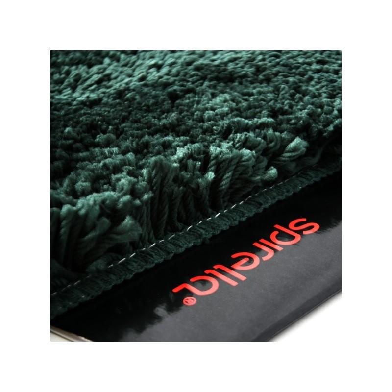 Spirella Tapis De Bain Rond HIGHLAND Ø110cm Vert Foncé Spirella