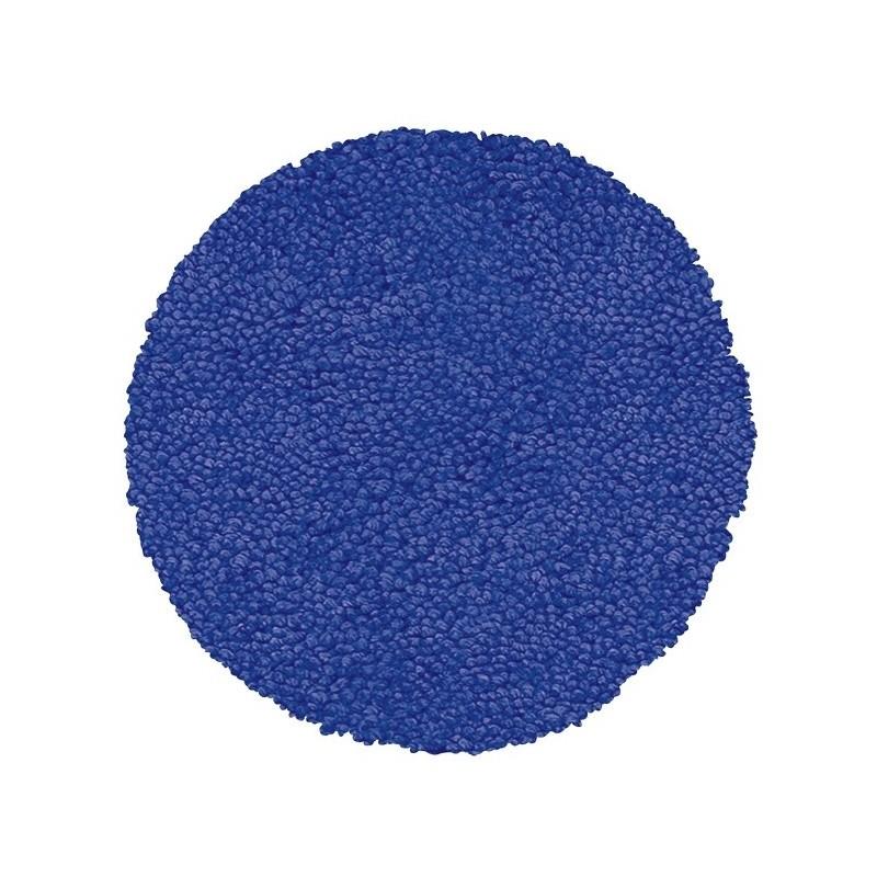 spirella Tapis de bain rond microfibre HIGHLAND Ø110cm Bleu marine Spirella