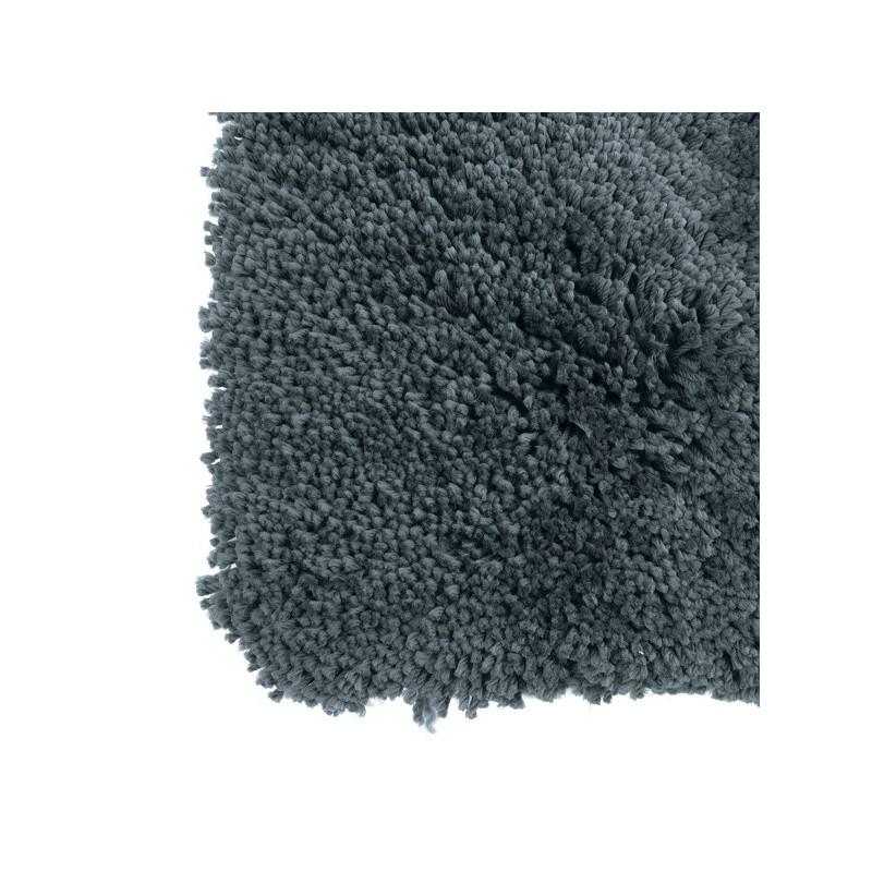 Spirella Tapis De Bain Rond Microfibre HIGHLAND Ø110cm Gris Granit Spirella