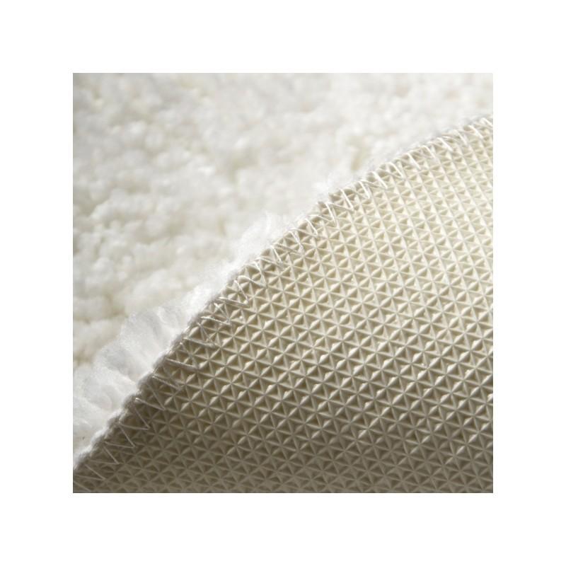 Spirella Tapis De Bain Rond Microfibre HIGHLAND Ø60cm Blanc Spirella