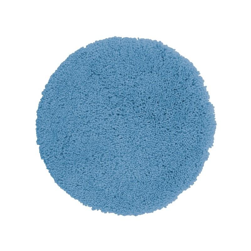 spirella Tapis de bain rond Microfibre HIGHLAND Ø60cm Bleu ciel Spirella