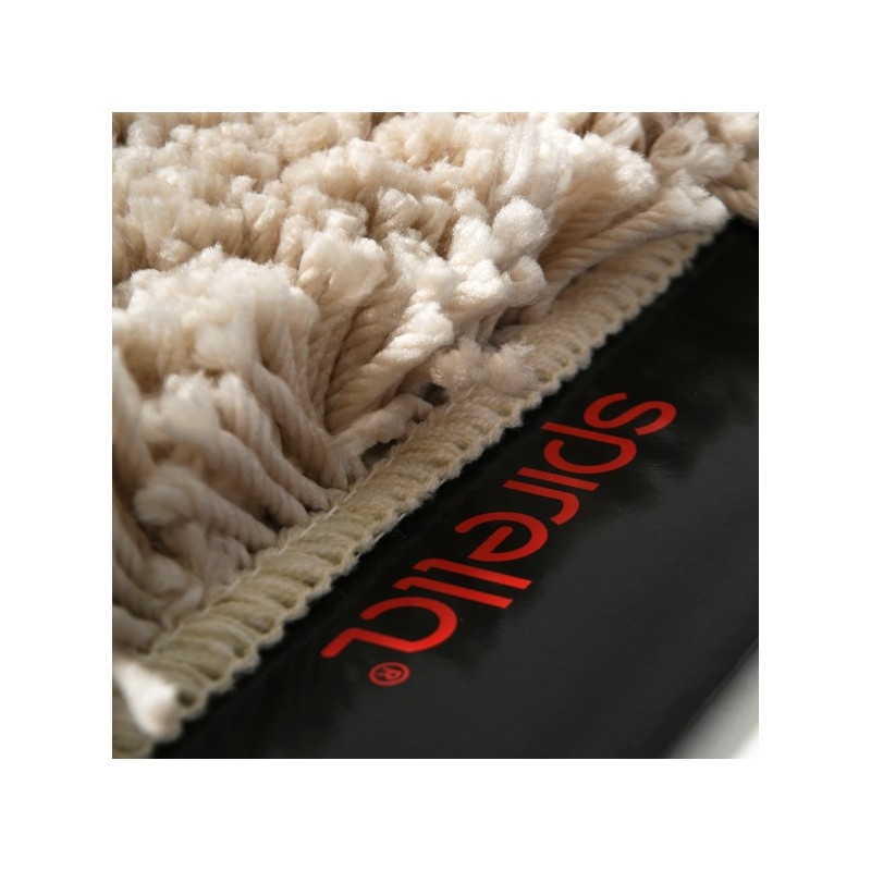 Spirella Tapis De Bain Rond Microfibre HIGHLAND Ø60cm Ecru Spirella