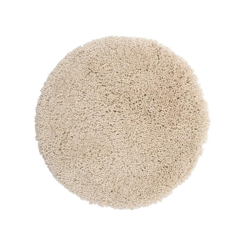 spirella Tapis de bain rond Microfibre HIGHLAND Ø60cm Ecru Spirella