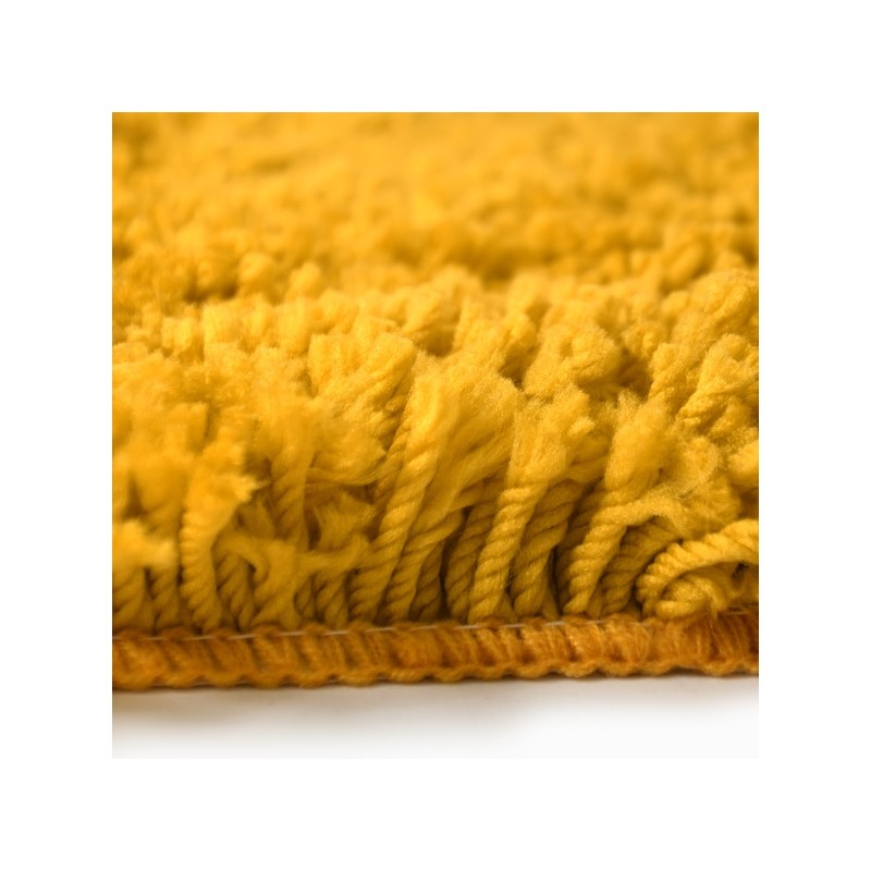 Spirella Tapis De Bain RondMicrofibre HIGHLAND Ø60cm Safran Spirella