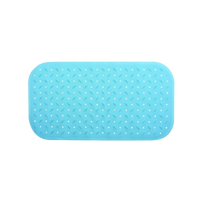 spirella tapis Fond de baignoire antidérapant Caoutchouc CLASS 36x65cm Bleu Ciel MSV