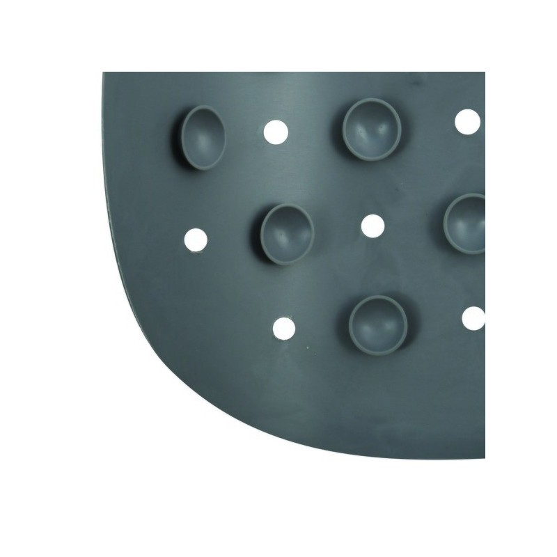 Spirella Tapis Fond De Baignoire Antidérapant Caoutchouc CLASS 36x65cm Gris MSV
