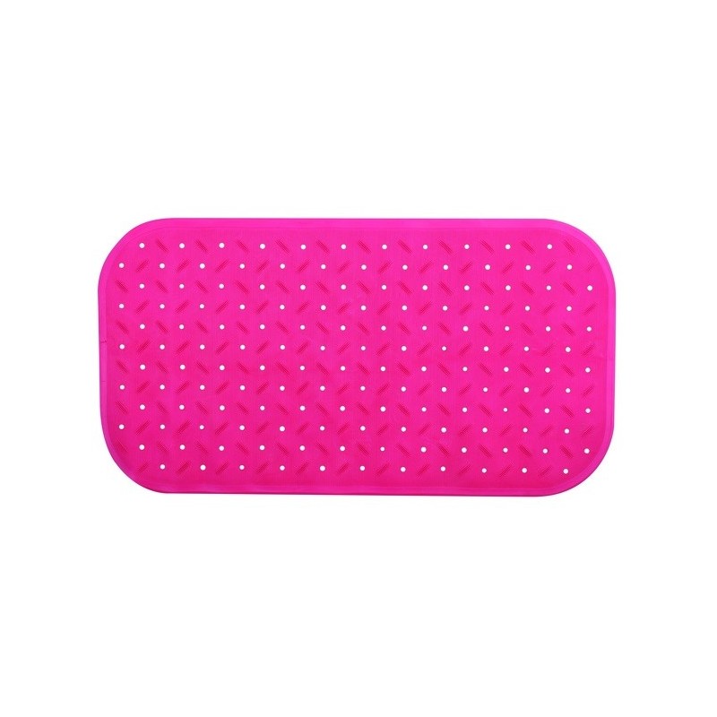 spirella tapis Fond de baignoire antidérapant Caoutchouc CLASS 36x65cm Rose Fuschia MSV