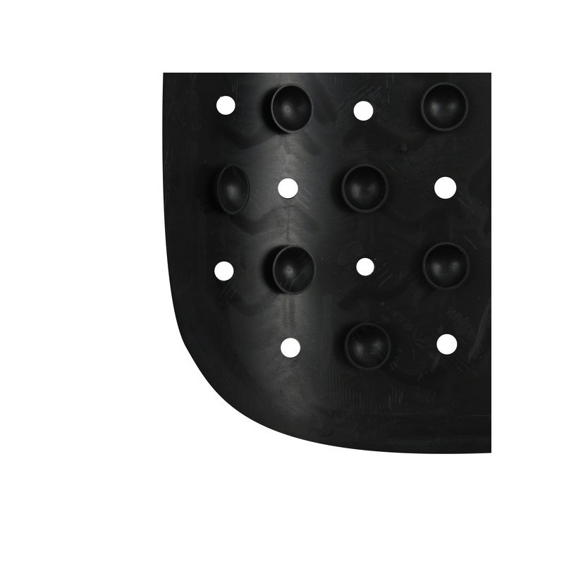 Spirella Tapis Fond De Baignoire Antidérapant Caoutchouc CLASS 36x65cm Noir MSV