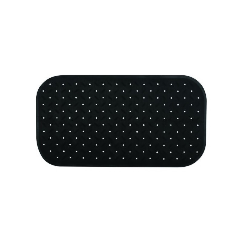 spirella tapis Fond de baignoire antidérapant Caoutchouc CLASS 36x65cm Noir MSV
