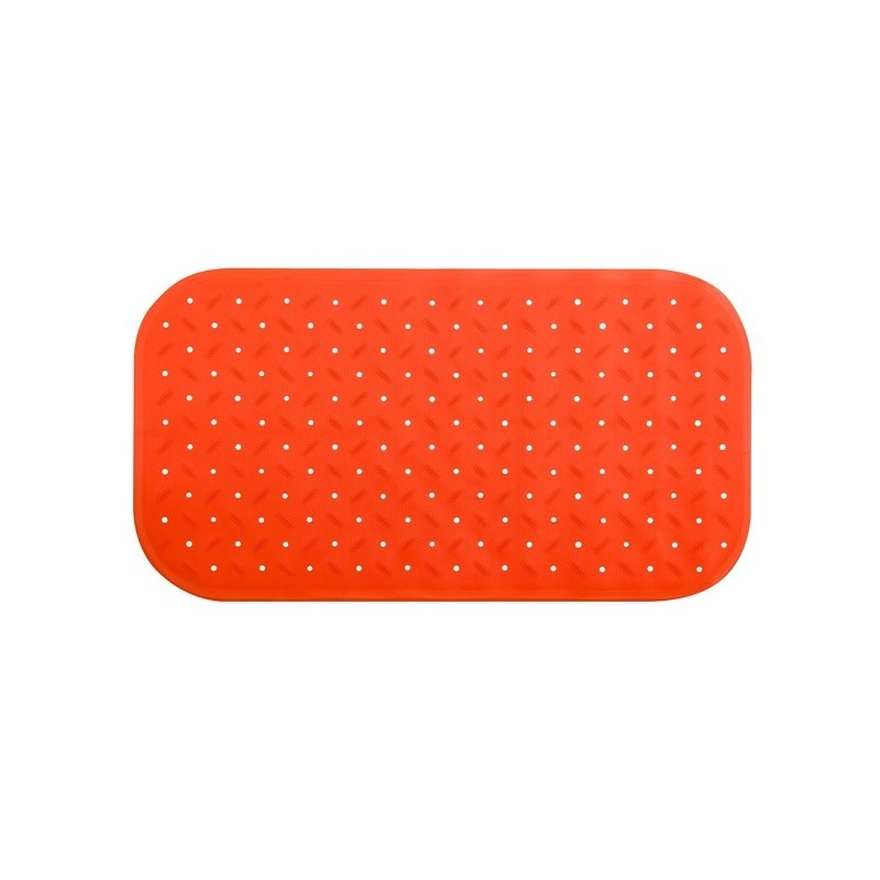 spirella Tapis Fond de baignoire antidérapant Caoutchouc CLASS 36x65cm Orange MSV
