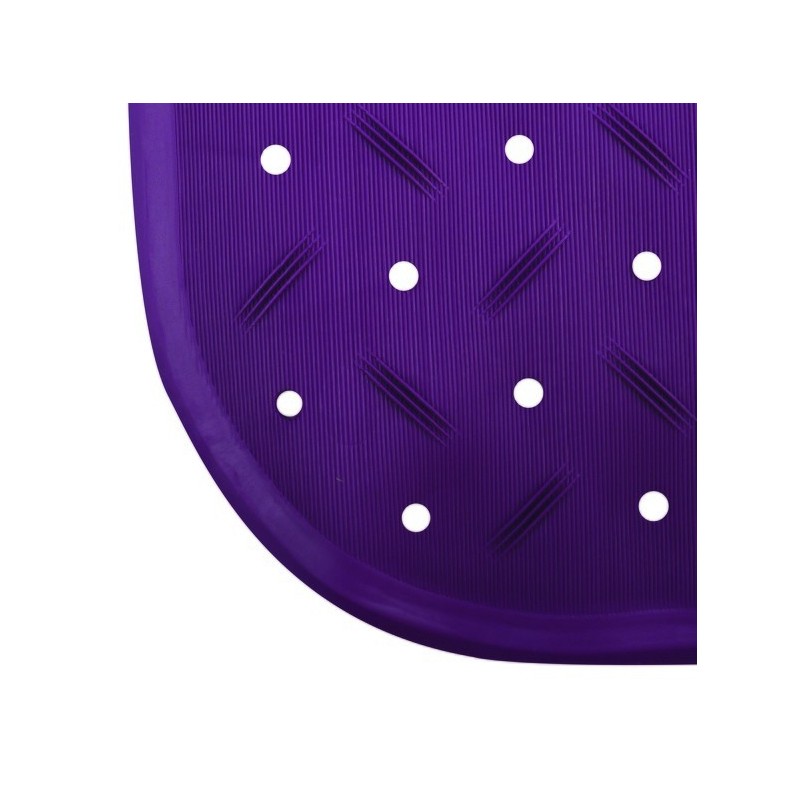 Spirella Tapis Fond De Baignoire Antidérapant Caoutchouc CLASS 36x65cm Violet MSV