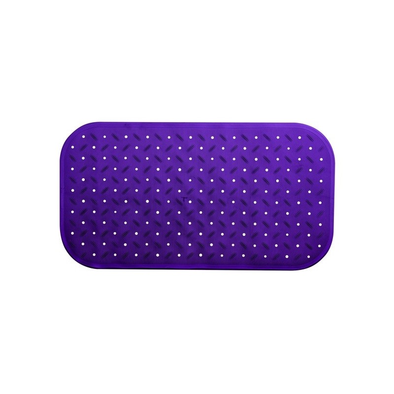 spirella tapis Fond de baignoire antidérapant Caoutchouc CLASS 36x65cm Violet MSV