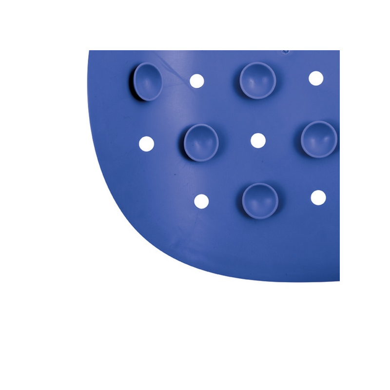 Spirella Tapis Fond De Baignoire Antidérapant Caoutchouc CLASS 36x76cm Bleu MSV