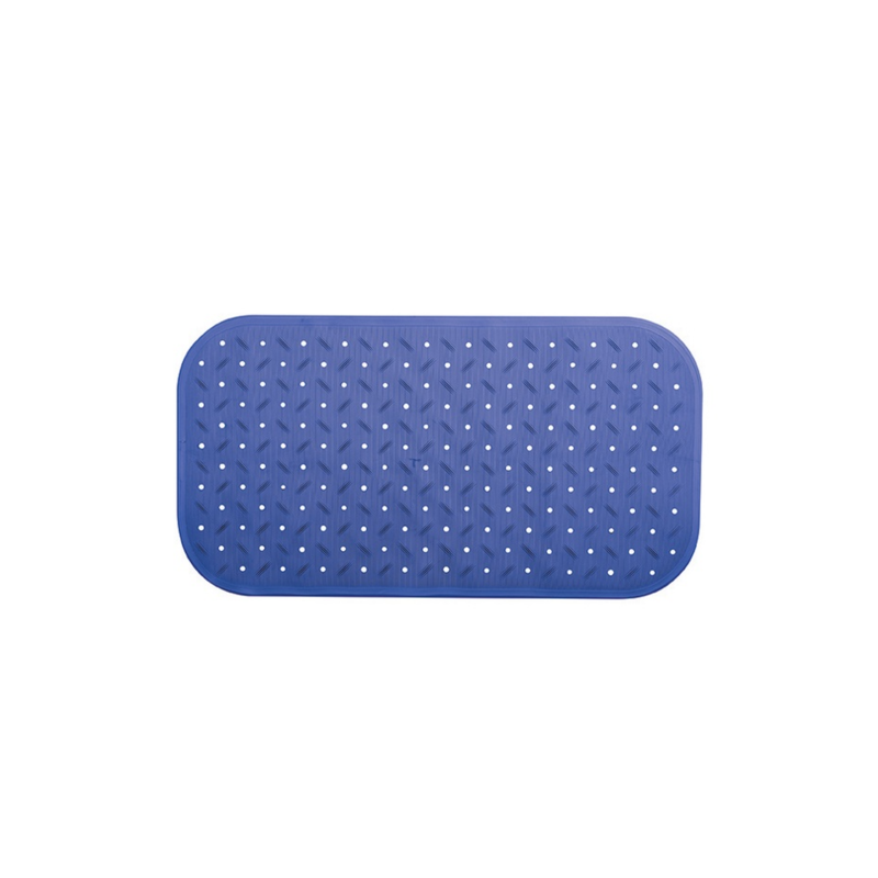spirella Tapis Fond de baignoire antidérapant Caoutchouc CLASS 36x76cm Bleu MSV