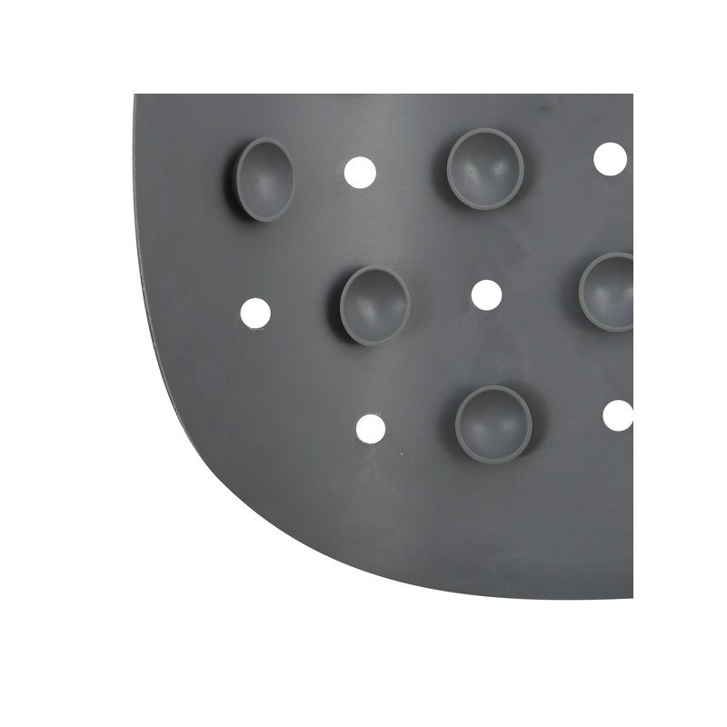 Spirella Tapis Fond De Baignoire Antidérapant Caoutchouc CLASS 36x76cm Gris MSV