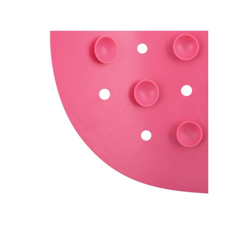 Spirella Tapis Fond De Baignoire Antidérapant Caoutchouc CLASS 36x76cm Rose Fuschia MSV