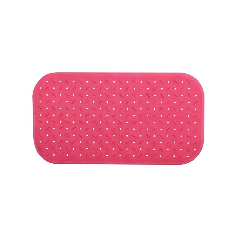 spirella Tapis Fond de baignoire antidérapant Caoutchouc CLASS 36x76cm Rose Fuschia MSV