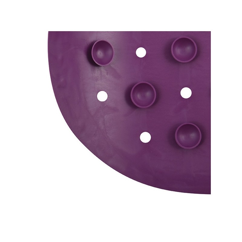 Spirella Tapis Fond De Baignoire Antidérapant Caoutchouc CLASS 36x76cm Violet MSV