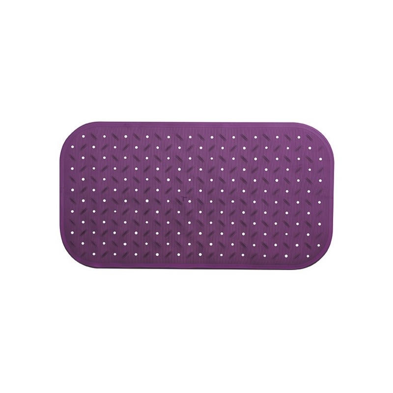 spirella Tapis Fond de baignoire antidérapant Caoutchouc CLASS 36x76cm Violet MSV