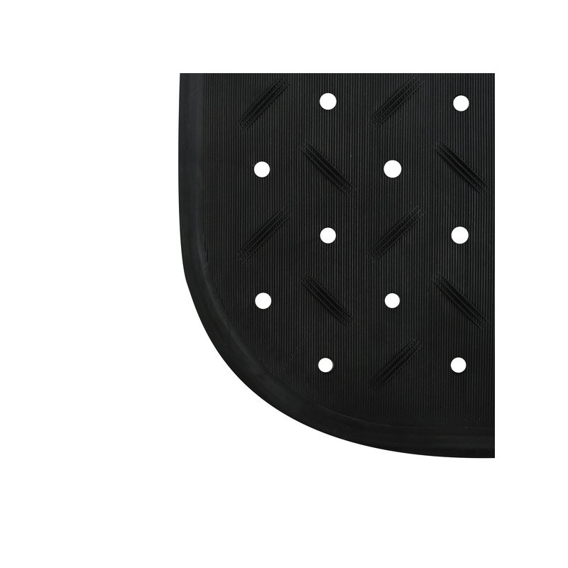 Spirella Tapis Fond De Baignoire Antidérapant Caoutchouc CLASS 36x76cm Noir MSV