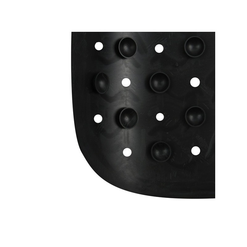 Spirella Tapis Fond De Baignoire Antidérapant Caoutchouc CLASS 36x76cm Noir MSV