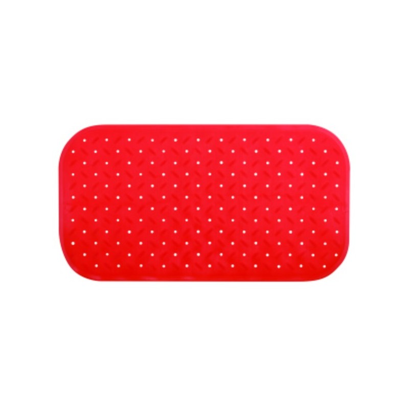 spirella Tapis Fond de baignoire antidérapant Caoutchouc CLASS 36x76cm Rouge MSV