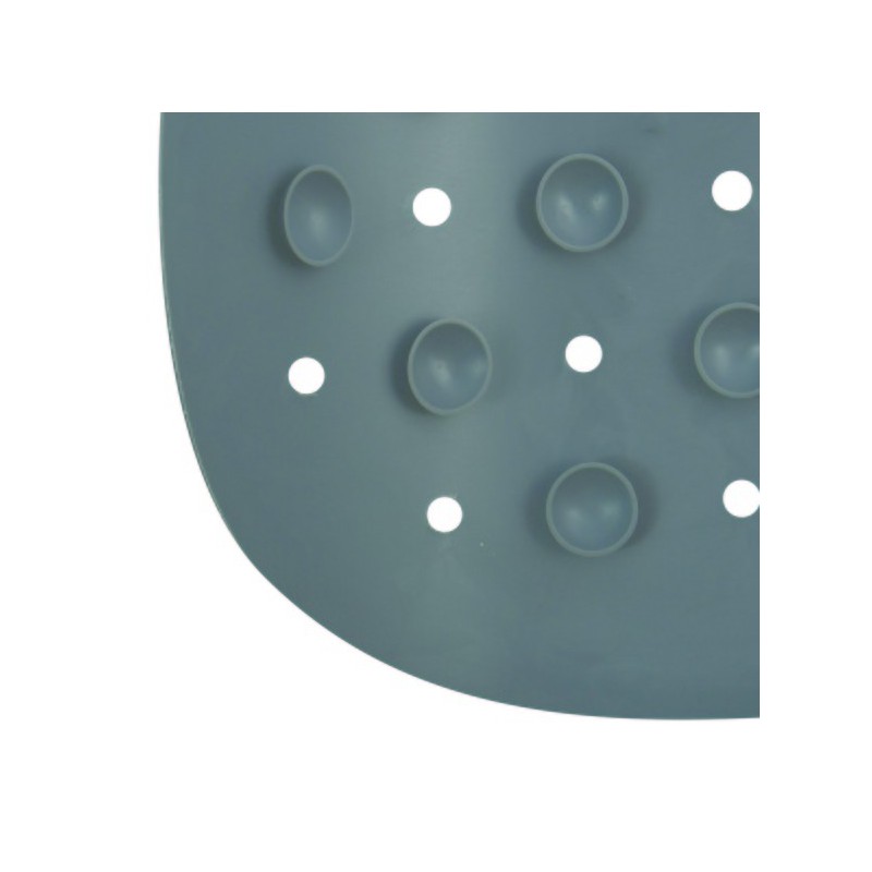 Spirella Tapis Fond De Baignoire Antidérapant Caoutchouc CLASS 36x97cm Gris MSV