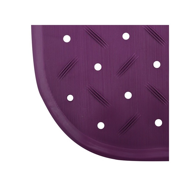 Spirella Tapis Fond De Baignoire Antidérapant Caoutchouc CLASS 36x97cm Violet MSV
