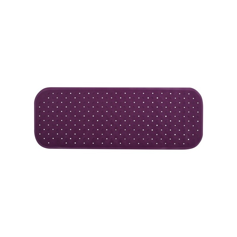 spirella tapis Fond de baignoire antidérapant Caoutchouc CLASS 36x97cm Violet MSV