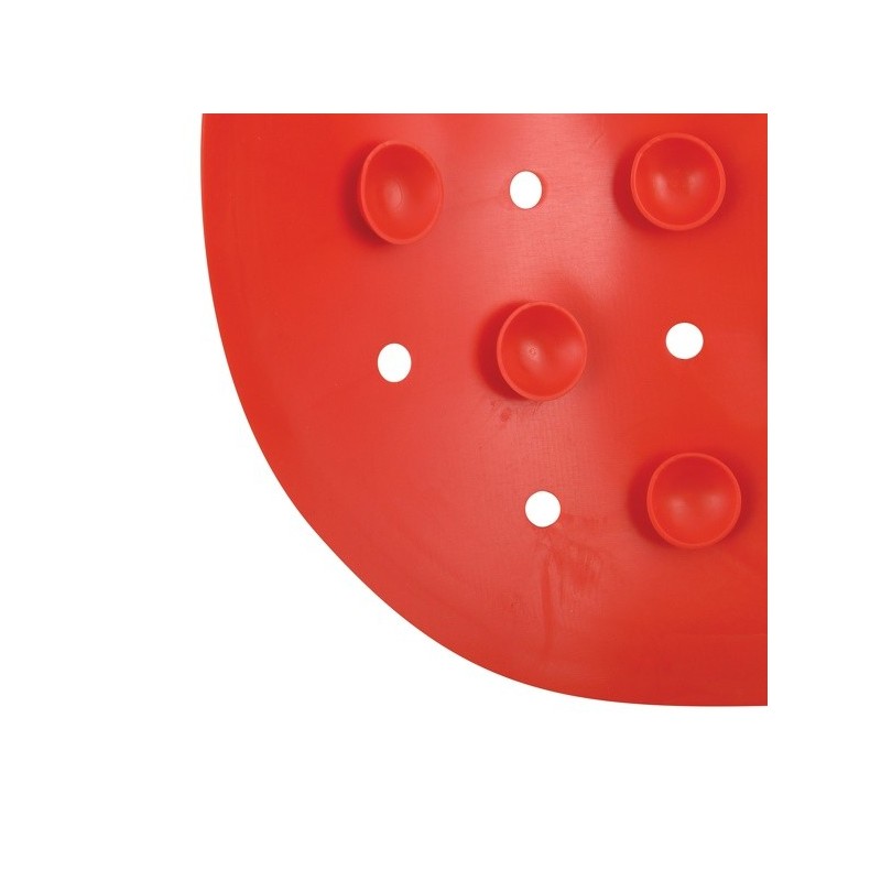 Spirella Tapis Fond De Baignoire Antidérapant Caoutchouc CLASS 36x97cm Rouge MSV
