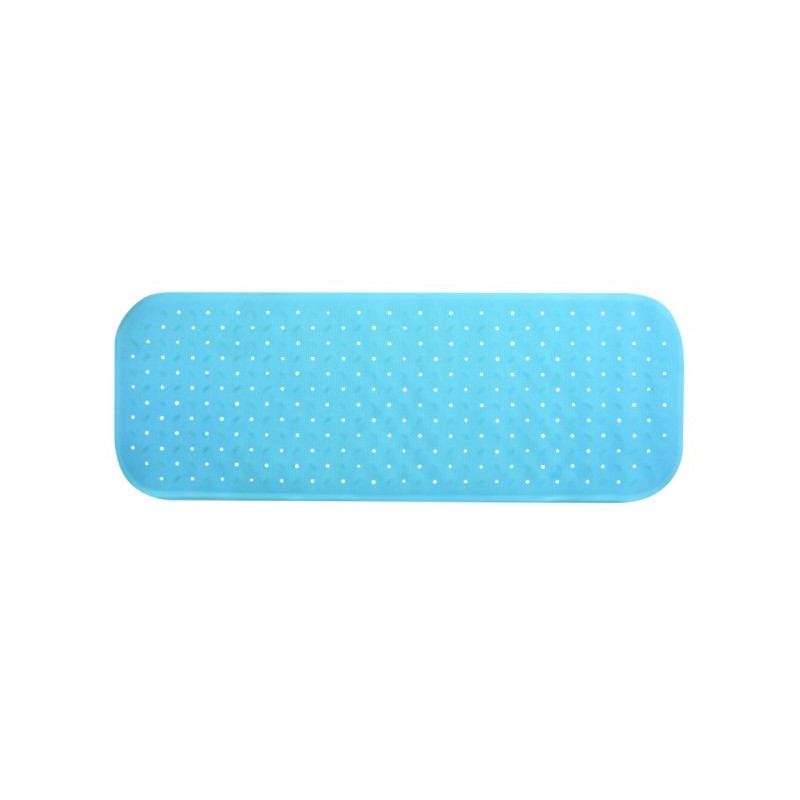 spirella Tapis Fond de baignoire antidérapant Caoutchouc CLASS 36x97cm Bleu Ciel MSV