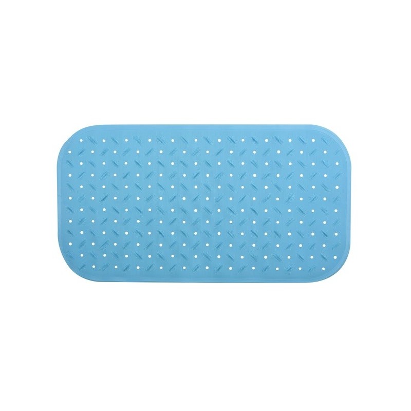 spirella Tapis Fond de baignoire antidérapant Caoutchouc CLASS 36x76cm Bleu Ciel MSV