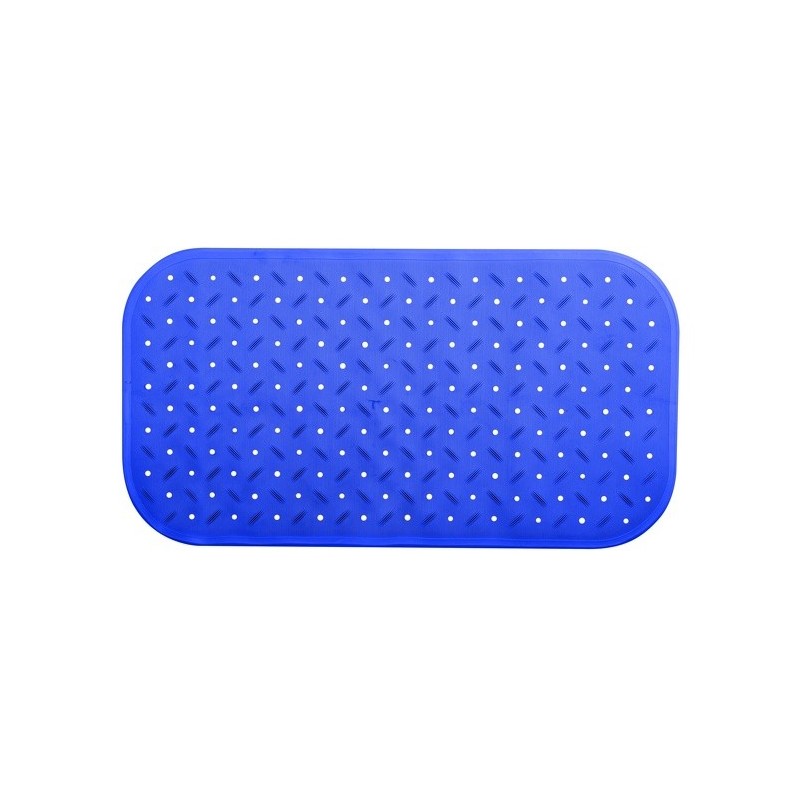 spirella tapis Fond de baignoire antidérapant Caoutchouc CLASS 36x65cm Bleu MSV