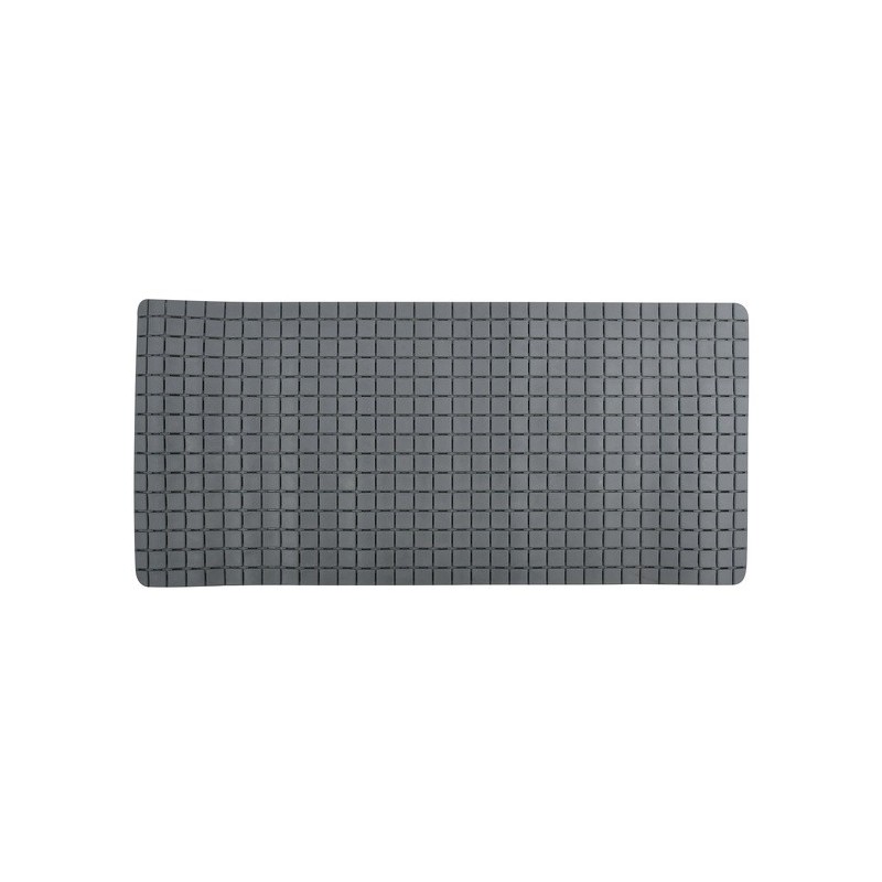 spirella Tapis Fond de baignoire antidérapant Caoutchouc QUADRO 36x76cm Gris MSV
