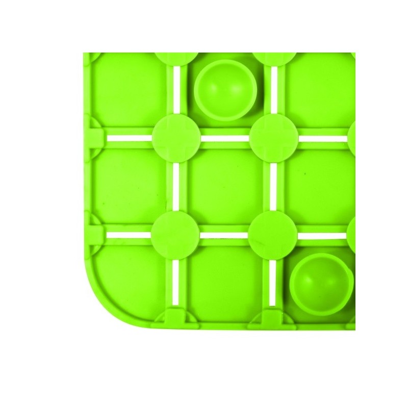 Spirella Tapis Fond De Baignoire Antidérapant Caoutchouc QUADRO 36x76cm Vert MSV