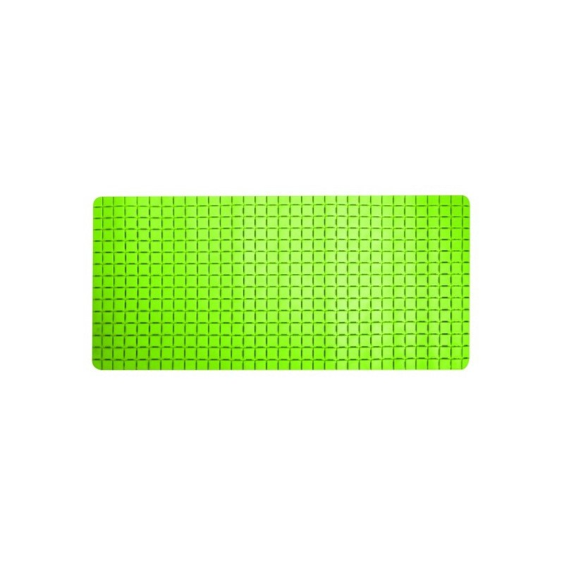 spirella Tapis Fond de baignoire antidérapant Caoutchouc QUADRO 36x76cm Vert MSV