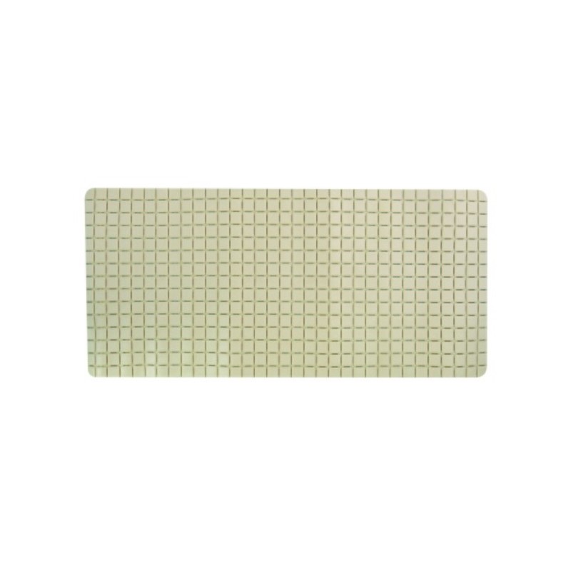 spirella Tapis Fond de baignoire antidérapant Caoutchouc QUADRO 36x76cm Beige MSV