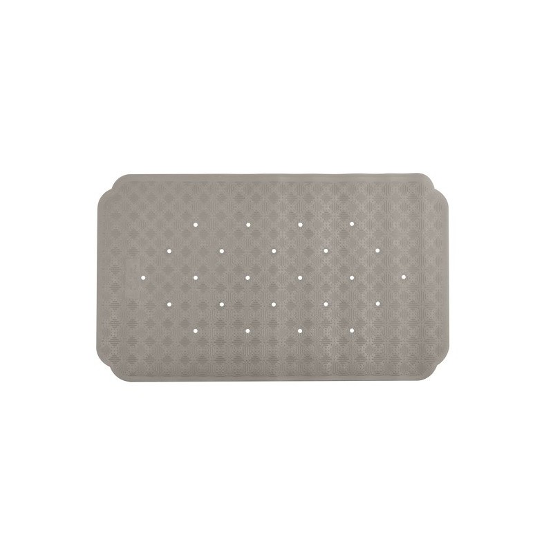 spirella Tapis Fond de baignoire Caoutchouc RUBY 70x40cm Taupe Spirella