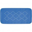 Spirella Tapis Fond De Baignoire PVC ALASKA 71x36cm Bleu Electrique Spirella