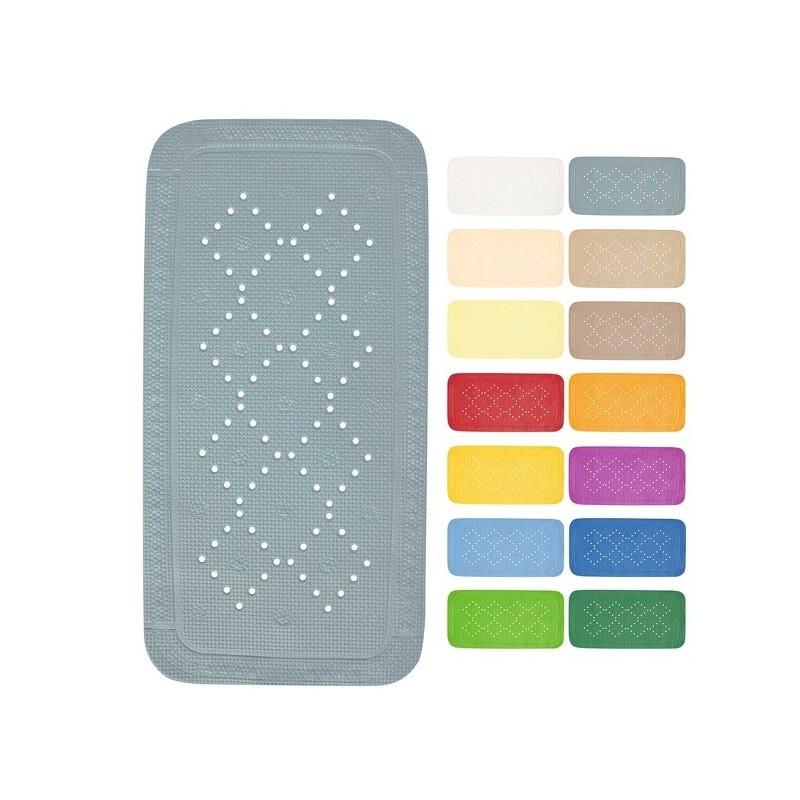 Spirella Tapis Fond De Baignoire PVC ALASKA 71x36cm Gris Clair Spirella