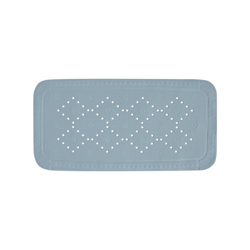 spirella Tapis Fond de baignoire PVC ALASKA 71x36cm Gris Clair Spirella