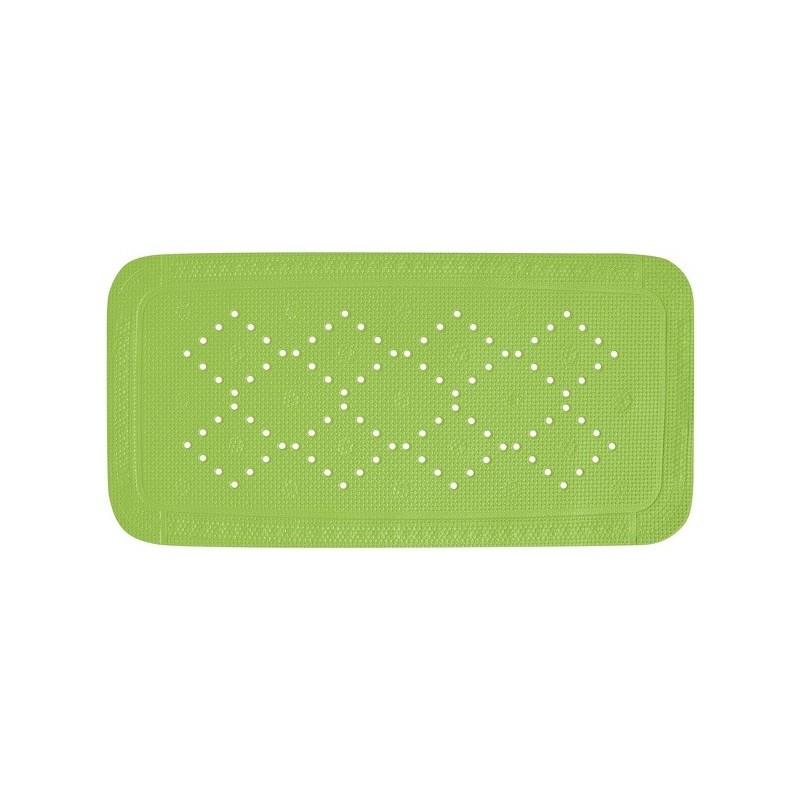 spirella Tapis Fond de baignoire PVC ALASKA 71x36cm Kiwi Spirella
